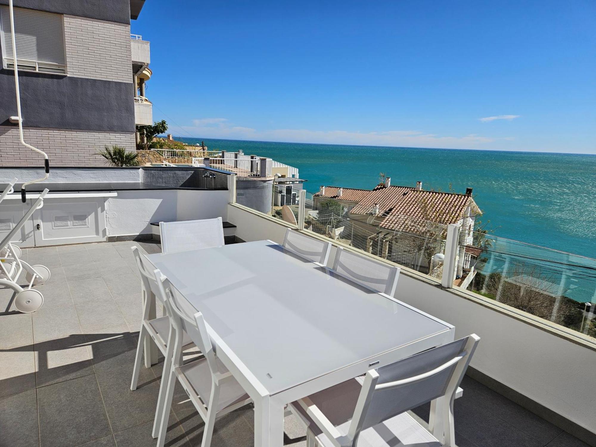 Fantastico Duplex Con Vistas Impresionantes Al Mar Apartment Peniscola Luaran gambar